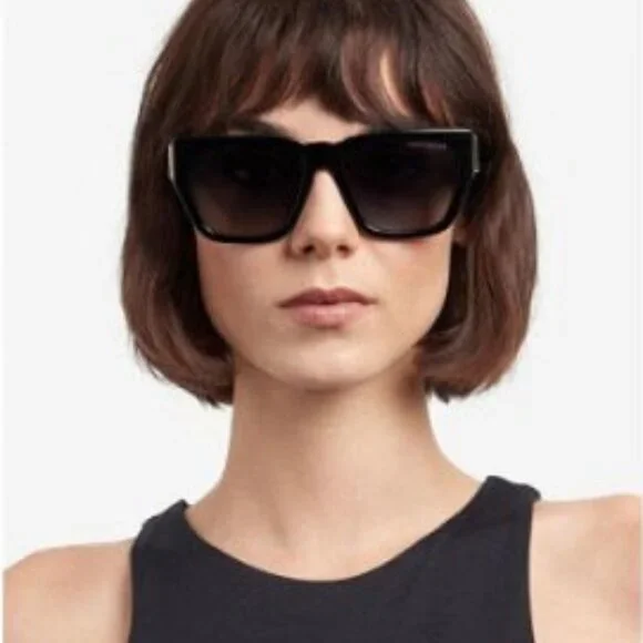 Final Price! Marc Jacobs MARC 646/S 008A WJ Black Grey Polarized Sunglasses